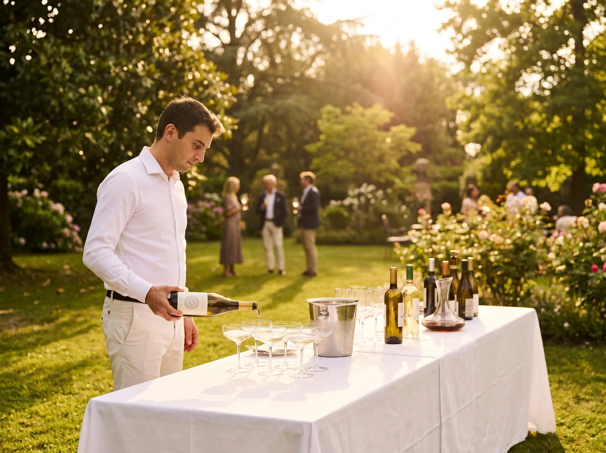 Aperitif na barze w ogrodzie ÉTÉ